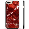iPhone 7 Plus / iPhone 8 Plus Schutzhülle - Roter Marmor