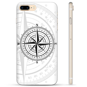 iPhone 7 Plus / iPhone 8 Plus TPU Hülle - Kompass