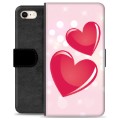 iPhone 7/8/SE (2020) Premium Schutzhülle mit Geldbörse - Liebe