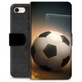 iPhone 7/8/SE (2020) Premium Schutzhülle mit Geldbörse - Fußball