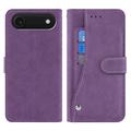 iPhone Air Elegante retro wallet hülle mit drehbarem Kartenhalter und Standfunktion - Lila