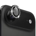 iPhone Air Northjo Strass-Kamera-Objektiv-Schutz-Set - Schwarz