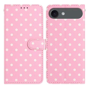iPhone Air Polka-Dot-Muster Wallet Hülle - Rosa