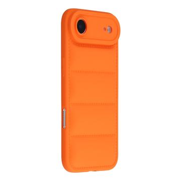 iPhone Air Pufferjacke Stoßfeste TPU-Hülle - Orange