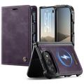 iPhone Duo Caseme C49 2-in-1 abnehmbare Wallet Hülle - MagSafe-kompatibel, RFID - Lila