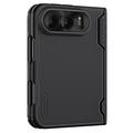 iPhone Duo Nillkin Super Frosted Shield Fold Hülle - Schwarz