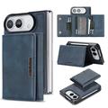 iPhone Fold magnetische dreifach faltbare Wallet Hülle – Blau