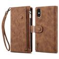 iPhone X/XS Esseble Brieftaschenhülle mit Reißverschluss und Handschlaufe