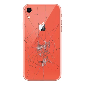 iPhone XR Rückseiten-Cover Reparatur - nur Glas - Coral