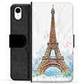 iPhone XR Premium Schutzhülle mit Geldbörse - Paris