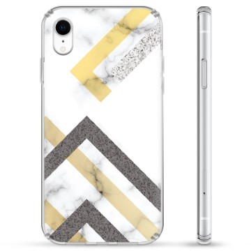 iPhone XR Hybrid Hülle - Abstrakter Marmor