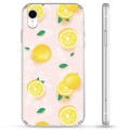 iPhone XR Hybrid Hülle - Zitronen-Muster