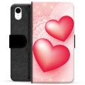 iPhone XR Premium Schutzhülle mit Geldbörse - Liebe