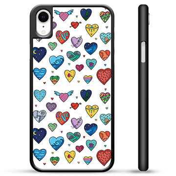 iPhone XR Schutzhülle - Herzen