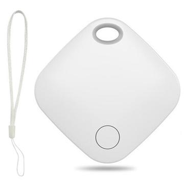 itag03 Bluetooth Finder Anti-Loss Locator für Apple-Gerät Portable Mini Tracker mit Gurt - Weiß