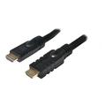LogiLink CHA0015 High-Speed-HDMI-Kabel mit Ethernet - 15m - Schwarz