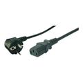 LogiLink Stromkabel - Strom IEC 60320 C13 -> Strom CEE 7/7 Stecker - 3m