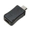 LogiLink AU0010 Mini-USB-Buchse auf Micro-USB-Stecker-Adapter - Schwarz