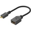 Goobay HDMI 1.4 / Micro HDMI Adapter Kabel - Schwarz