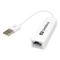 Sandberg USB 2.0-auf-Netzwerk-Konverter - 100 Mbit/s - Weiß
