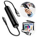 Baseus Energy 2-im-1 Lightning Kabel / 2500mAh Powerbank - Schwarz