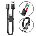 Baseus U-Form Typ-C Kabel mit MicroUSB Adapter - Schwarz