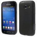Samsung Galaxy Fresh S7390 Flex TPU Hülle - Schwarz