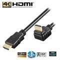 Goobay Highspeed HDMI Kabel mit Internet - 270° Gedreht