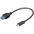 Goobay SuperSpeed USB 3.0 / USB 3.1 Typ-C OTG Kabel Adapter - Schwarz