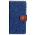 iPhone 6 / 6S Jeans Geldbörse Tasche - Blau