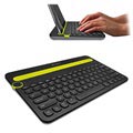 Logitech K480 Bluetooth Multi-Device Tastatur - Nordisches Layout - Schwarz
