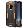 Samsung Galaxy S9 Nillkin Defender II Serie Hybrid Case - Orange / Schwarz