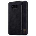 Samsung Galaxy S8 Nillkin Qin Flip Case - Schwarz