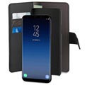 Samsung Galaxy S9+ Puro 2-in-1 Magnetisches Schutzhülle mit Geldbörse - Schwarz