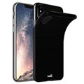 Saii Premium Anti-Rutsch iPhone XS TPU Hülle - Schwarz