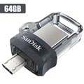 SanDisk Ultra Dual Drive m3.0 USB-Stick SDDD3-064G-G46