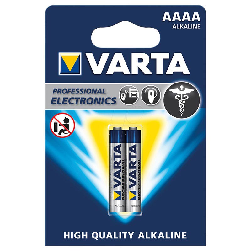 VARTA Alkaline Batterie "Professional Electronics AAAA" 2 Batterien 