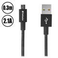 Verbatim Sync & Charge MicroUSB Kabel - 0.3m