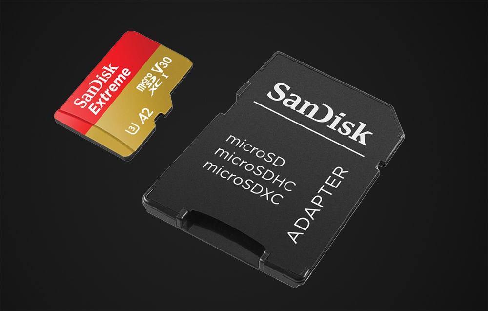 SanDisk Extreme microSDXC-Speicherkarte SDSQXAV-256G-GN6MA - 256GB