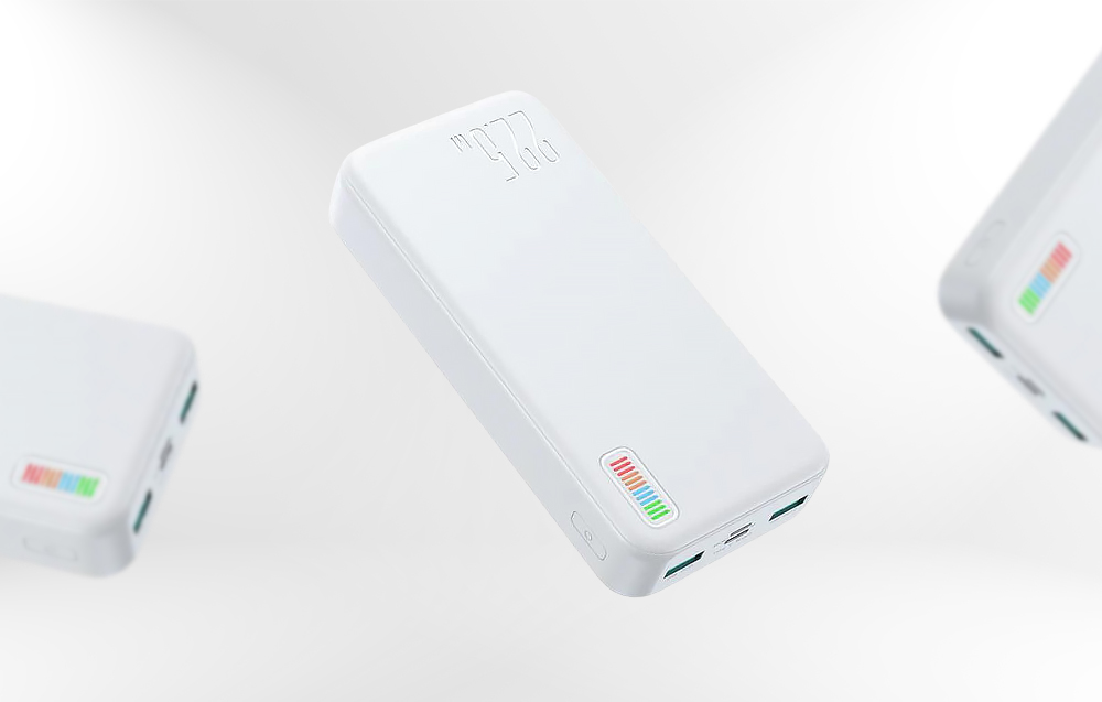 Joyroom JR-QP194 schillernde 22.5W Power Bank 10000mAh - Weiß